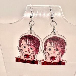 Kevin McAlister Earrings - Home Alone Earrings - Christmas Earrings - Movie